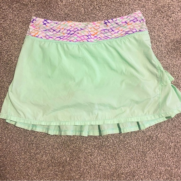 Ivivva Set the Pace Ruffle Tennis‎ Skirt Skort Girl's Size 14 - Picture 1 of 8